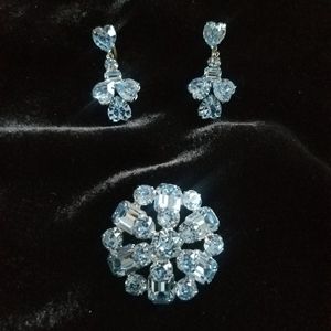 Albert Weiss Vintage Brooch and earrings set